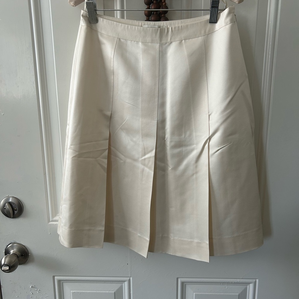 Banana Republic Cream A-Line Skirt